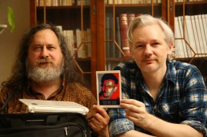 Richard Stallman and Julian Assange