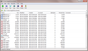 7-Zip Windows archive utility.