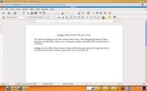 Rollapp - LibreOffice Writer