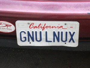 Linux LUG license plate