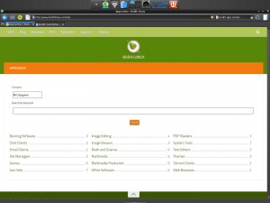 Midori browser Bodhi Linux