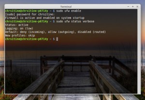 Linux Mint Rebecca firewall