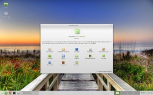 Linux Mint Welcome Screen