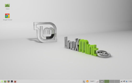 Linux Mint Xfce default desktop