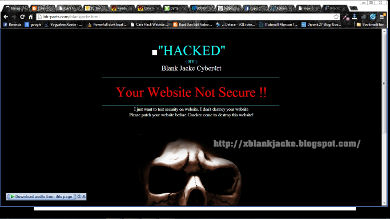 hacked site