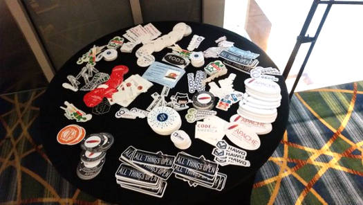 Great Wide Open 2016 Sticker Table