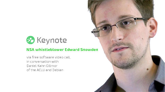 Edward Snowden LibrePlanet 2016