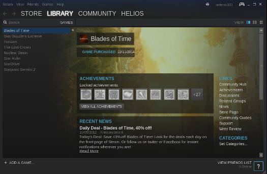 Screenshot Steam Linux