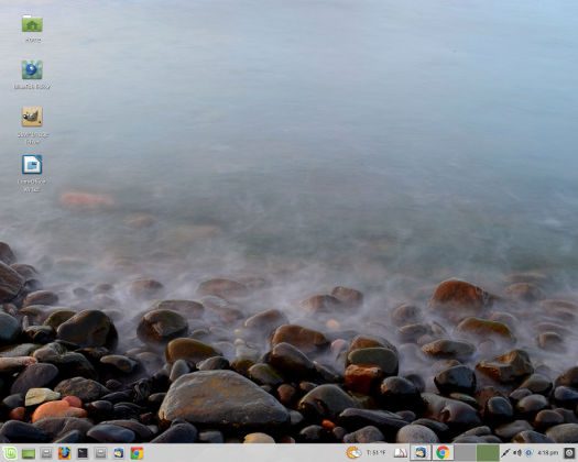 screenshot Linux Mint Xfce 18 "Sarah"