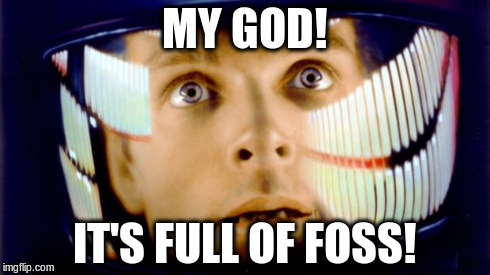 It's full of FOSS