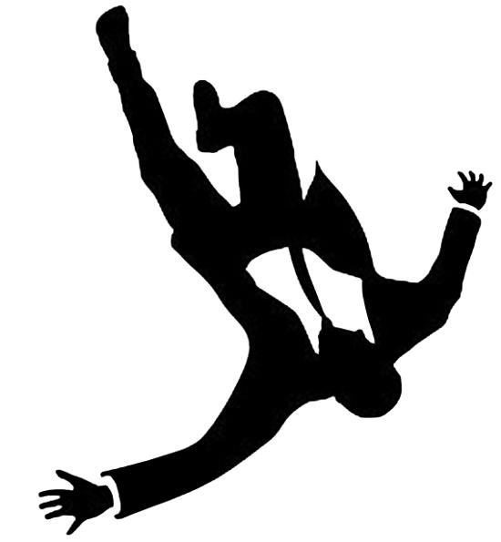 Advertising Mad Man falling