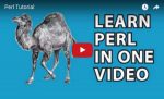 Learn Perl video screenshot