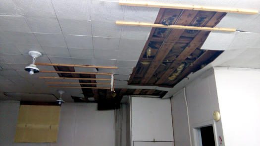 Ceiling collapse