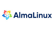 AlmaLinux logo.