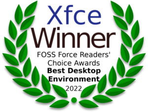Xfce 2022 Best Desktop aware.