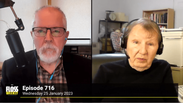 Doc Searls and Christine Hall on the FLOSS Weekly podcast