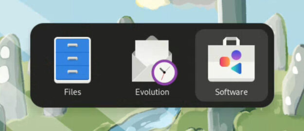 Screenshot of Window List in Gnome