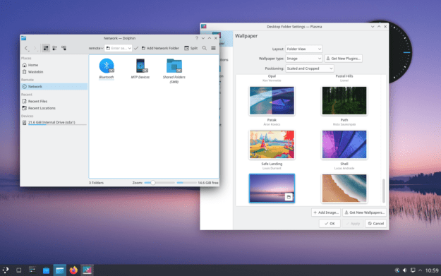 KDE screenshot.