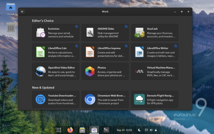 EuroLinux Desktop App Store