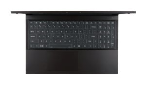 System76 Gazelle laptop keyboard view