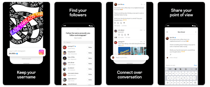 Meta Thread App screenshots