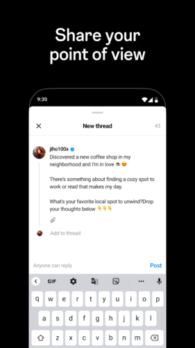 Instagram Threads screenshot