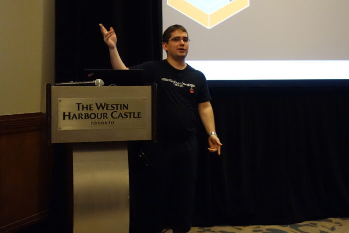 Stéphane Graber at the 2016 Linux Security Summit