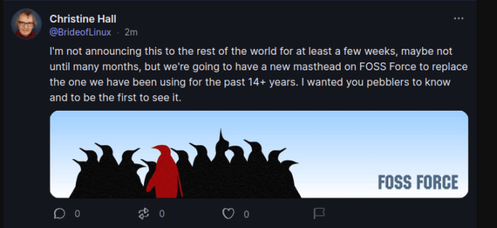Screenshot of a post from Pebble's last day.