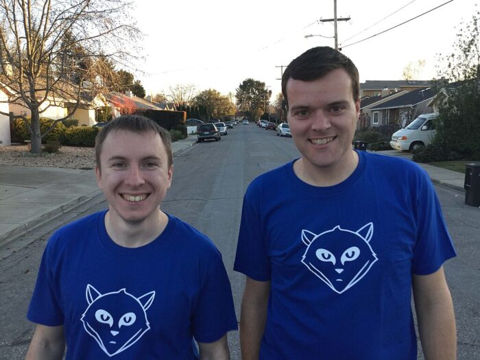 GitLab cofounders Dmitriy Zaporozhets and Sytse "Sid" Sijbrandij in 2016.