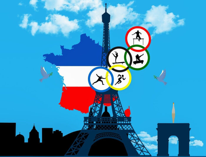 Paris Olympics motif