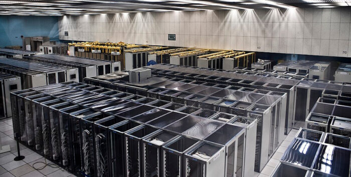 CERN server room in Switzerland.