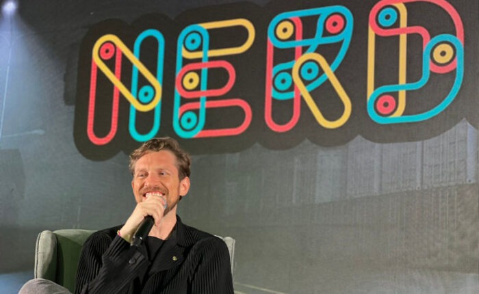 WordPress's Matt Mullenweg at Nerdeala Mexico.