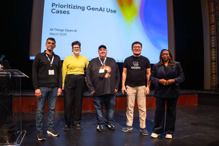 Keynoters at All Things Open AI.
