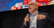 Open Source Initiative's executive director Stefano Mafulli announcing the release of OSAID version 1 at All Thing Open in Raleigh, NC in October, 2024.