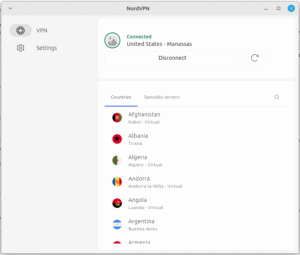 NordVPN's Linux Client
