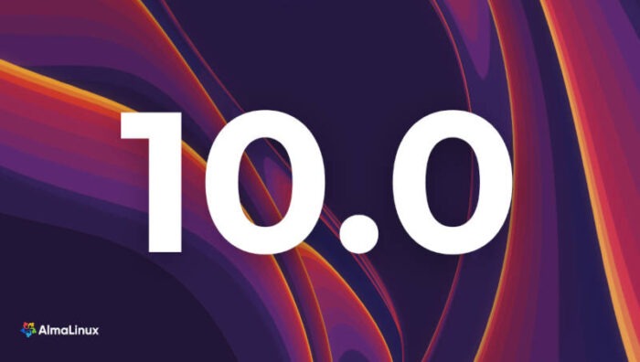 AlmaLinux 10 banner.