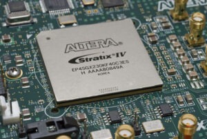 A Stratix IV FPGA from Altera.