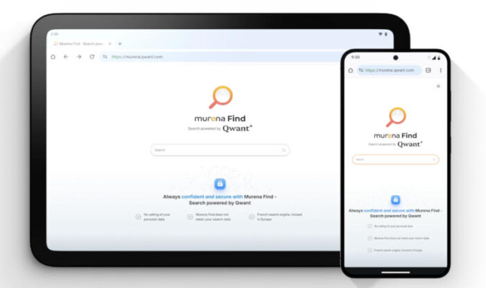 Qwant search on /e/OS 3.0