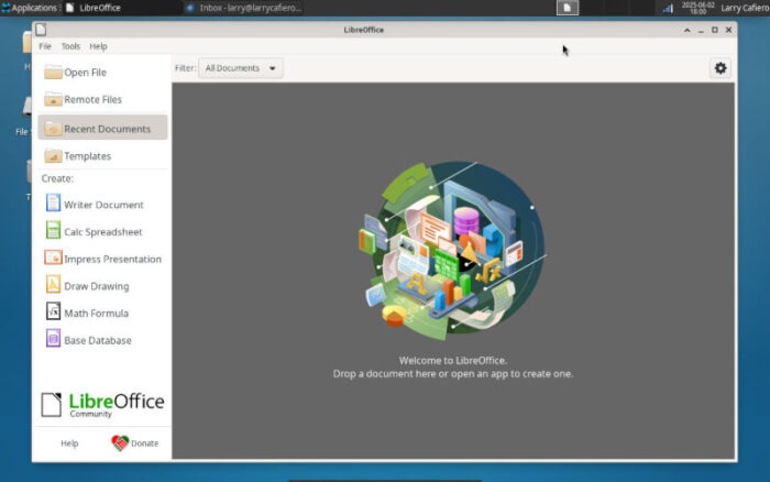 LibreOffice on EndeavourOS