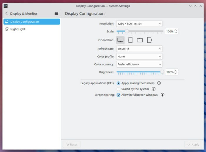 Color configuration in KDE Plasma 6.4.