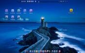 The KDE Plasma desktop immediately after installation.