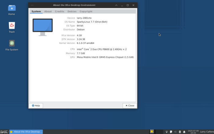 A little FYI on what's under the hood, courtesy of Xfce.