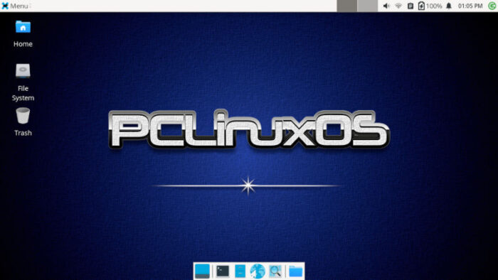 The Xfce desktop is one of three options for PCLinuxOS.