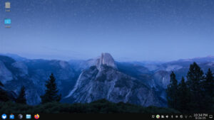 The KDE Plasma desktop environment is standard issue on Regata OS.
