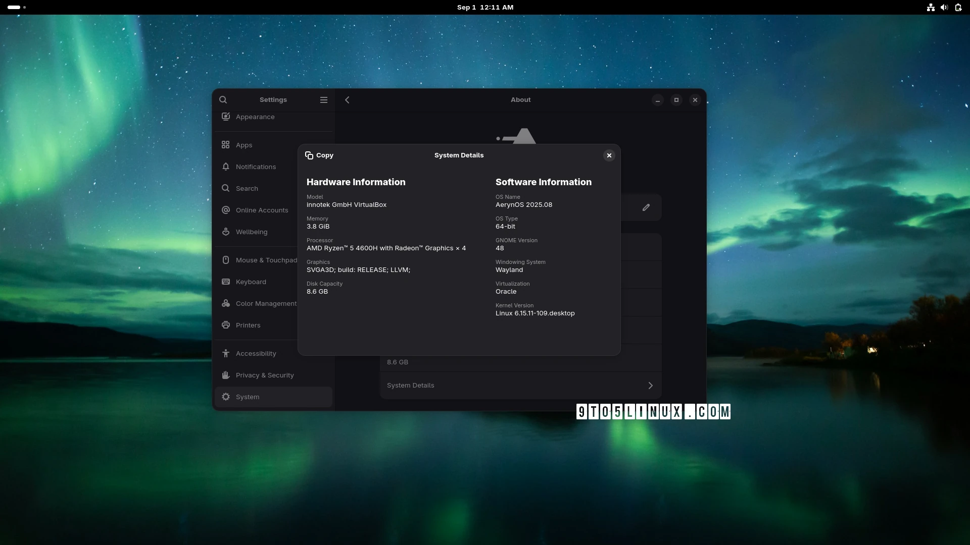 AerynOS 2025.08