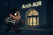 Thief breaking into Arch AUR.