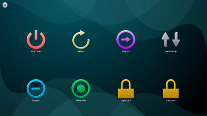 The BesGnuLinux 3-0 exit screen leaves little doubt about what to do next.