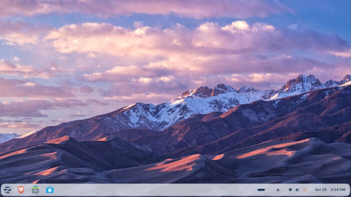 The Zorin OS 18 Core desktop shows clean lines.