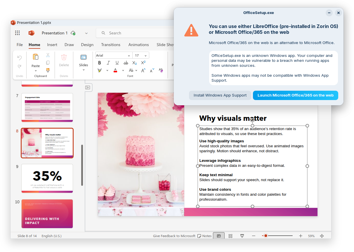Suggested alternative to Microsoft Office