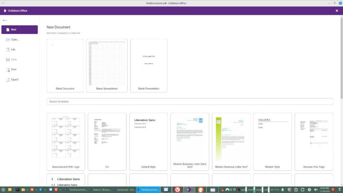 Collabora New document.